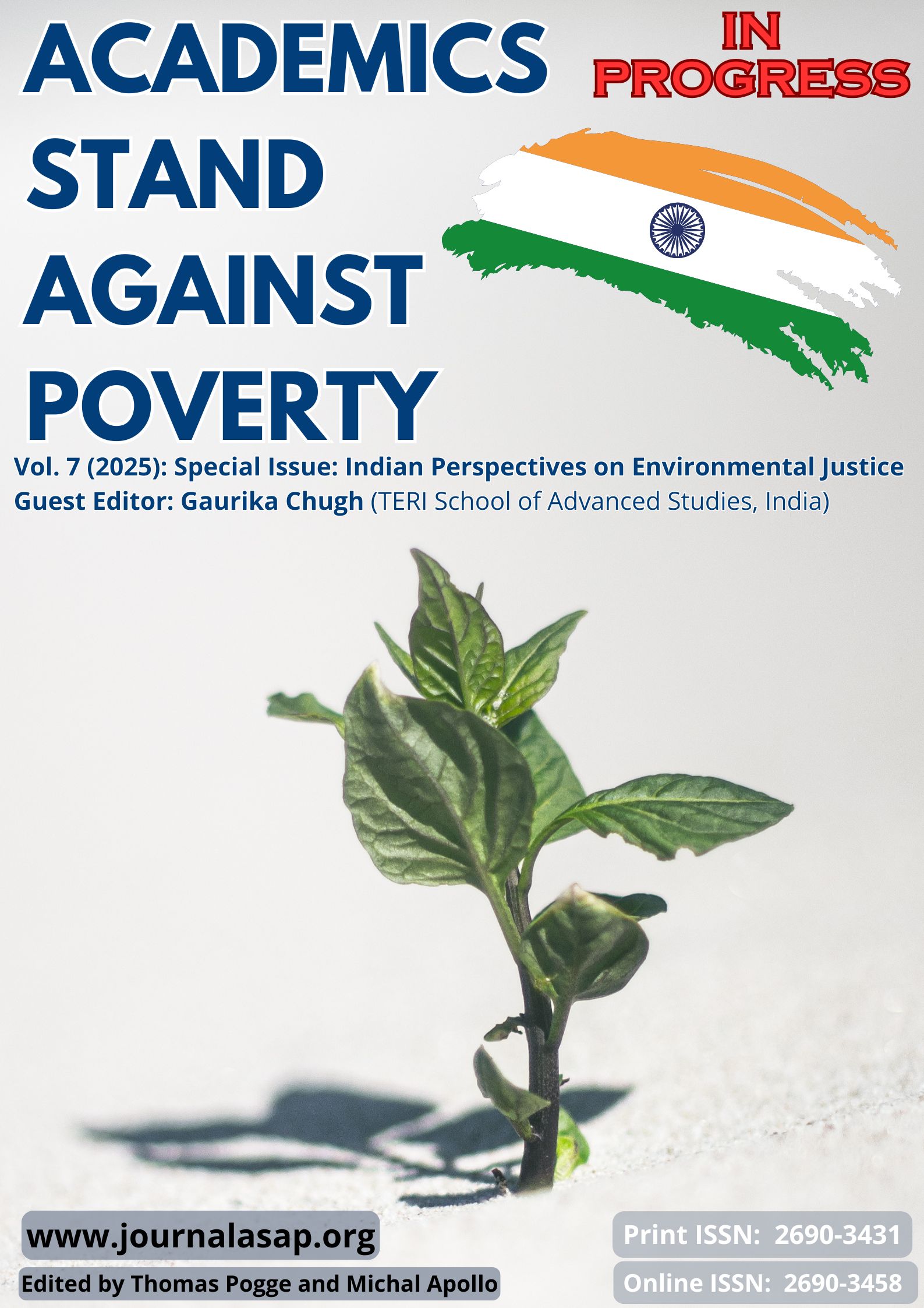 					View Vol. 7 No. Special Issue (2025): Indian Perspectives on Environmental Justice (in progress)
				